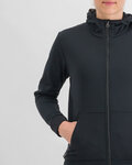 SPORTFUL Cyklistická zateplená bunda - METRO SOFTSHELL - čierna