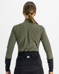 SPORTFUL Cyklistická vetruodolná bunda - TOTAL COMFORT - zelená/čierna