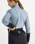 SPORTFUL Cyklistická vetruodolná bunda - TOTAL COMFORT - svetlo modrá/čierna
