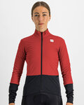 SPORTFUL Cyklistická vetruodolná bunda - TOTAL COMFORT - červená