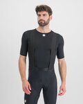 SPORTFUL Cyklistické tričko s krátkym rukávom - MIDWEIGHT LAYER - čierna