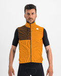 SPORTFUL Cyklistická vesta - SUPERGIARA LAYER - oranžová