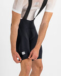 SPORTFUL Cyklistické nohavice krátke s trakmi - BODYFIT CLASSIC - čierna