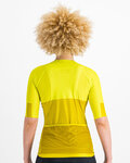 SPORTFUL Cyklistický dres s krátkym rukávom - PRO - žltá