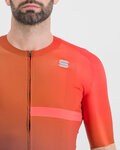 SPORTFUL Cyklistický dres s krátkym rukávom - BOMBER - oranžová