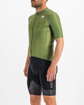 SPORTFUL Cyklistický dres s krátkym rukávom - CHECKMATE - zelená