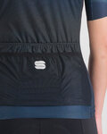 SPORTFUL Cyklistický dres s krátkym rukávom - FLOW SUPERGIARA W - modrá/čierna
