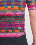 SPORTFUL Cyklistický dres s krátkym rukávom - GLITCH BOMBER - zelená