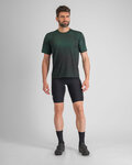SPORTFUL Cyklistický dres s krátkym rukávom - FLOW GIARA - zelená