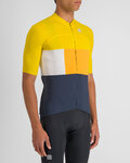SPORTFUL Cyklistický dres s krátkym rukávom - SNAP - žltá/modrá