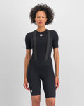 SPORTFUL Cyklistické tričko s krátkym rukávom - MERINO - čierna