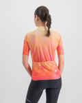 SPORTFUL Cyklistický dres s krátkym rukávom - ROCKET - oranžová/béžová