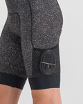 SPORTFUL Cyklistické nohavice krátke s trakmi - SKY RIDER SUPERGIARA - šedá