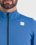 SPORTFUL Cyklistická vetruodolná bunda - NEO SOFTSHELL - modrá/čierna