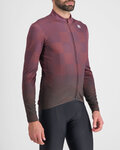 SPORTFUL Cyklistický dres s dlhým rukávom zimný - ROCKET THERMAL - fialová