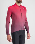 SPORTFUL Cyklistický dres s dlhým rukávom zimný - ROCKET THERMAL - červená/fialová