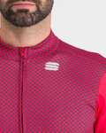 SPORTFUL Cyklistický dres s dlhým rukávom zimný - CHECKMATE THERMAL - červená