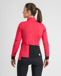 SPORTFUL Cyklistická zateplená bunda - TEMPO W - červená/čierna