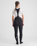 SPORTFUL Cyklistické nohavice dlhé s trakmi - BODYFIT PRO - čierna