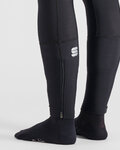 SPORTFUL Cyklistické nohavice dlhé s trakmi - BODYFIT PRO - čierna