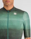 SPORTFUL Cyklistický dres s krátkym rukávom - FLOW SUPERGIARA - zelená