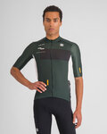 SPORTFUL Cyklistický dres s krátkym rukávom - BREAKOUT SUPERGIARA - zelená/čierna