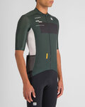SPORTFUL Cyklistický dres s krátkym rukávom - BREAKOUT SUPERGIARA - zelená/čierna