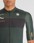 SPORTFUL Cyklistický dres s krátkym rukávom - BREAKOUT SUPERGIARA - zelená/čierna