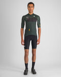 SPORTFUL Cyklistický dres s krátkym rukávom - BREAKOUT SUPERGIARA - zelená/čierna