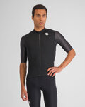 SPORTFUL Cyklistický dres s krátkym rukávom - SUPERGIARA - čierna