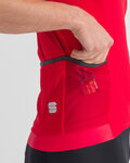 SPORTFUL Cyklistický dres s krátkym rukávom - SUPERGIARA - červená
