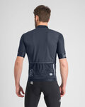 SPORTFUL Cyklistický dres s krátkym rukávom - SRK - modrá