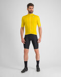 SPORTFUL Cyklistický dres s krátkym rukávom - SRK - žltá