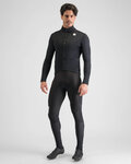 SPORTFUL Cyklistická zateplená bunda - SRK - čierna