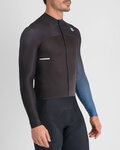 SPORTFUL Cyklistický dres s dlhým rukávom zimný - BODYFIT PRO THERMAL - čierna