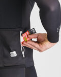 SPORTFUL Cyklistický dres s dlhým rukávom zimný - SRK THERMAL - čierna