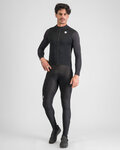 SPORTFUL Cyklistický dres s dlhým rukávom zimný - SRK THERMAL - čierna