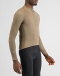 SPORTFUL Cyklistický dres s dlhým rukávom zimný - SRK THERMAL - hnedá