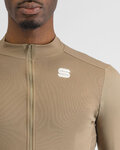 SPORTFUL Cyklistický dres s dlhým rukávom zimný - SRK THERMAL - hnedá