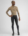SPORTFUL Cyklistický dres s dlhým rukávom zimný - SRK THERMAL - hnedá