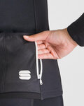SPORTFUL Cyklistický dres s dlhým rukávom zimný - SRK THERMAL W - čierna