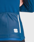 SPORTFUL Cyklistický dres s dlhým rukávom zimný - SRK THERMAL - modrá