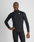 SPORTFUL Cyklistická zateplená bunda - GIARA SOFTSHELL - čierna