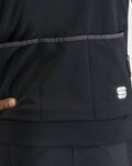 SPORTFUL Cyklistická zateplená bunda - GIARA SOFTSHELL - čierna
