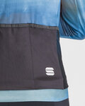 SPORTFUL Cyklistický dres s dlhým rukávom zimný - FLOW SUPERGIARA THERMAL W - modrá