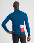 SPORTFUL Cyklistická zateplená bunda - NEO SOFTSHELL - modrá