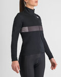 SPORTFUL Cyklistická zateplená bunda - NEO SOFTSHELL W - čierna