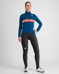 SPORTFUL Cyklistická zateplená bunda - NEO SOFTSHELL W - modrá