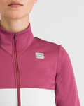 SPORTFUL Cyklistická zateplená bunda - NEO SOFTSHELL W - červená