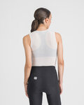 SPORTFUL Cyklistické tričko bez rukávov - PRO BASELAYER W - biela